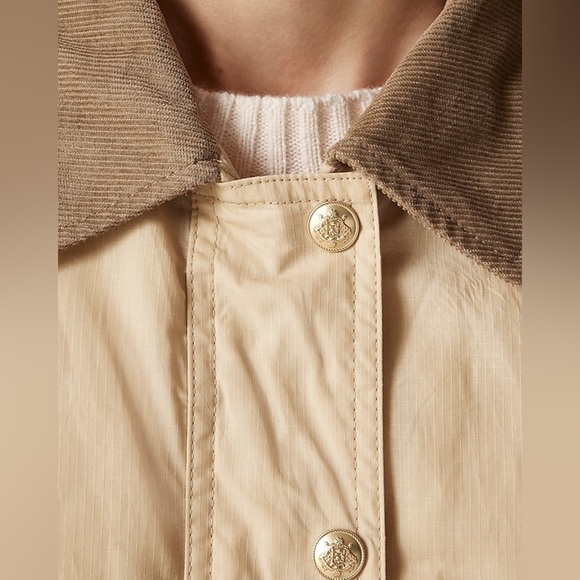 NWT J. CREW Short Barn Jacket™ IN Coastal Khaki Size Large SOLD OUT - Picture 2 of 11